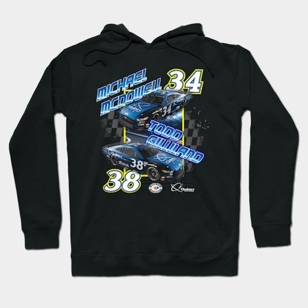 Todd Gilliland Michael Mcdowell Quincy Compressor Hoodie by KimonoKaleidoscope